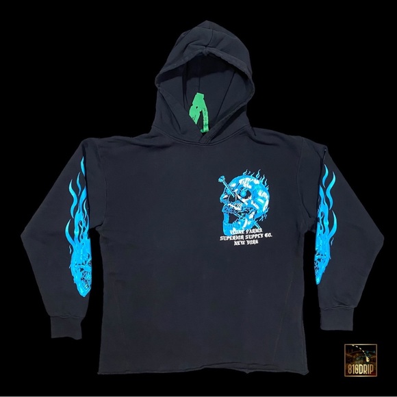 Unreleased Vlone Farms Glow In The Dark Hoodie Authentic With
